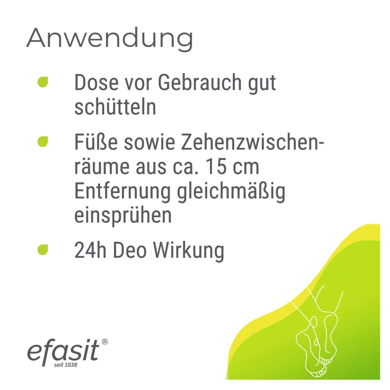 Efasit Fuß Deo, 150 ml