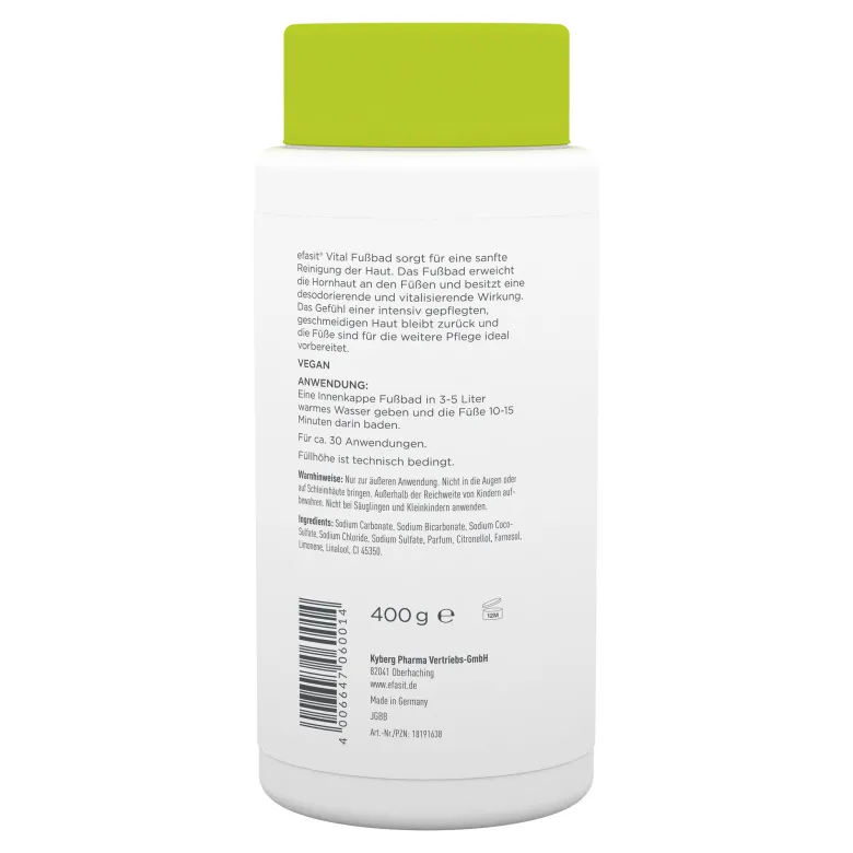 Efasit Vital Fußbad, 400 g