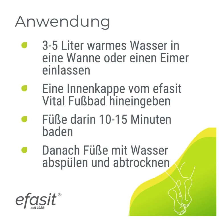 Efasit Vital Fußbad, 400 g