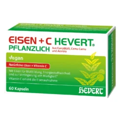 Eisen+C Hevert pflanzliche Kapseln, 60 St