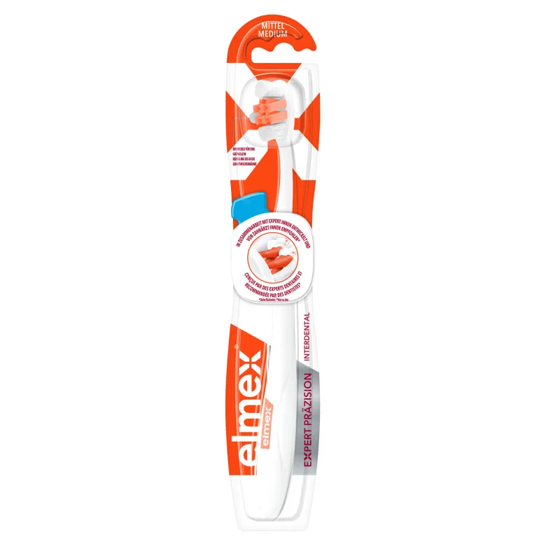 Elmex Expert Präzision Interdental Zahnbürste mittel, 1 St