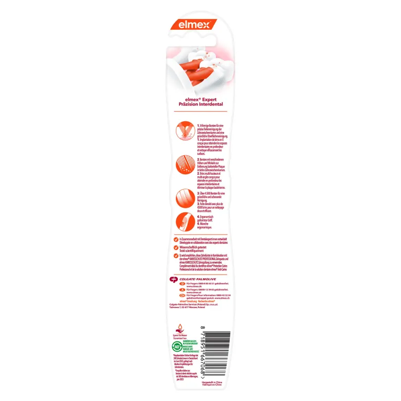 Elmex Expert Präzision Interdental Zahnbürste mittel, 1 St