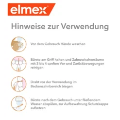 Elmex Interdentalbürsten ISO Gr. 3 blau 0,6 mm, 8 St