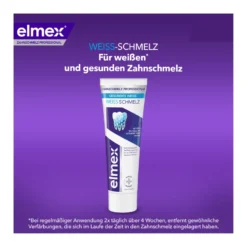 Elmex Zahnschmelz Professional Weiss Schmelz Zahnpasta, 75 ml