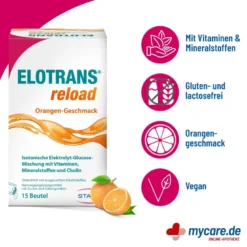 Elotrans reload Elektrolyt-Pulver mit Vitaminen, 15X7.57 g