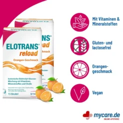 Elotrans reload Elektrolyt-Pulver mit Vitaminen, 30x7,57 g