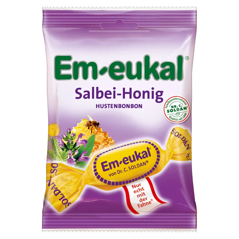 Em-eukal Bonbons Salbei-Honig zuckerhaltig, 75 g