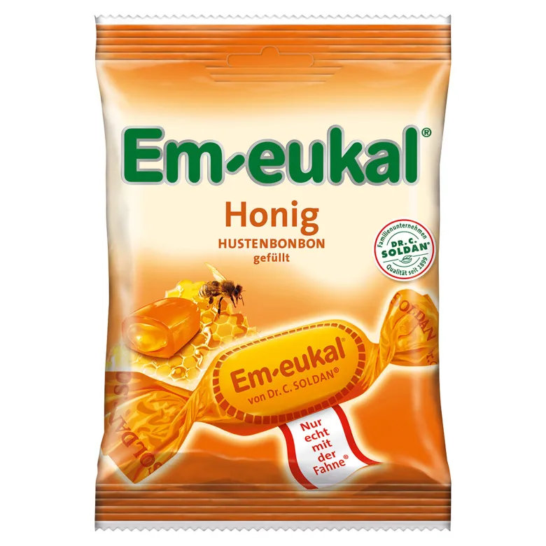 Em-eukal Honig zuckerhaltig, 75 g