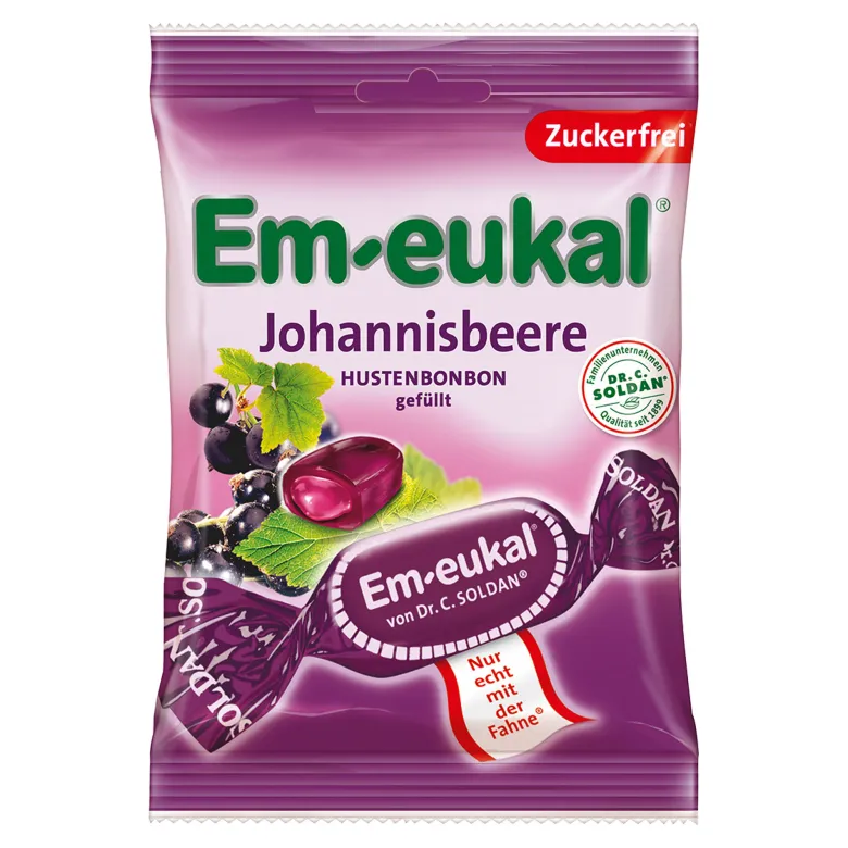 Em-eukal Johannisbeere zuckerfrei, 75 g
