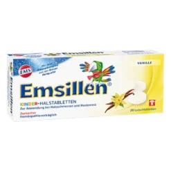 Emser Emsillen Kinder-Halstabletten Vanille zuckerfrei, 20 St