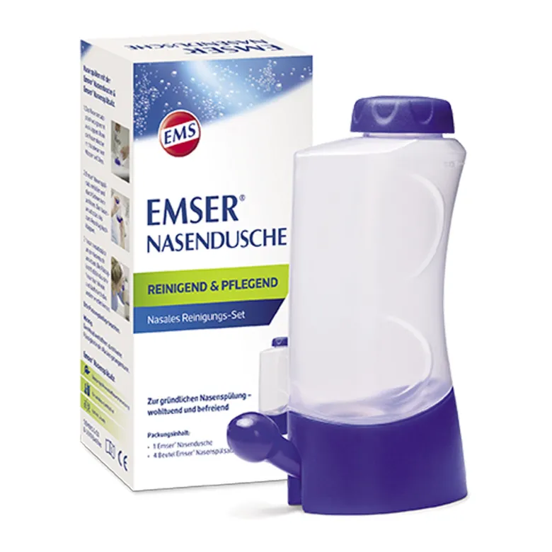 Emser Nasendusche mit 4 Beuteln Nasenspülsalz, 1 St
