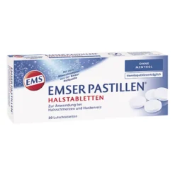 Emser Pastillen homöopathiever. Halstabletten ohne Menthol, 30 St