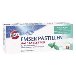 Emser Pastillen zuckerfreie Halstabletten mit Mentholfrische, 30 St