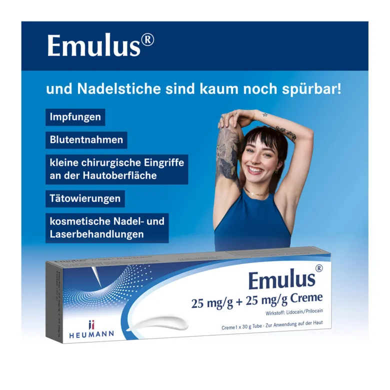 Emulus 25 mg/g + 25 mg/g Creme, 30 g