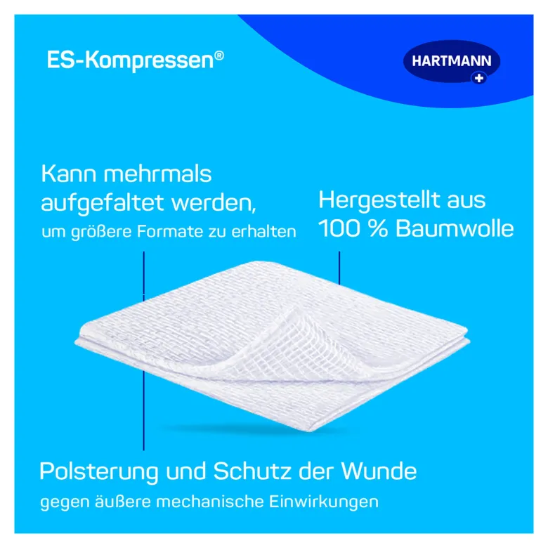 Es-Kompressen steril 10 x 10 cm, 5X2 St
