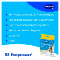 Es-Kompressen steril 7,5 x 7,5 cm, 5X2 St