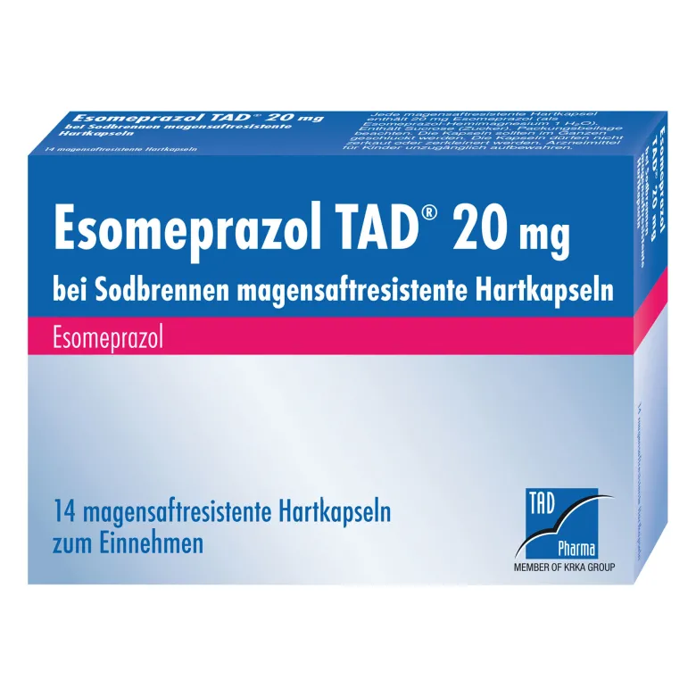 Esomeprazol TAD 20 mg, 14 St