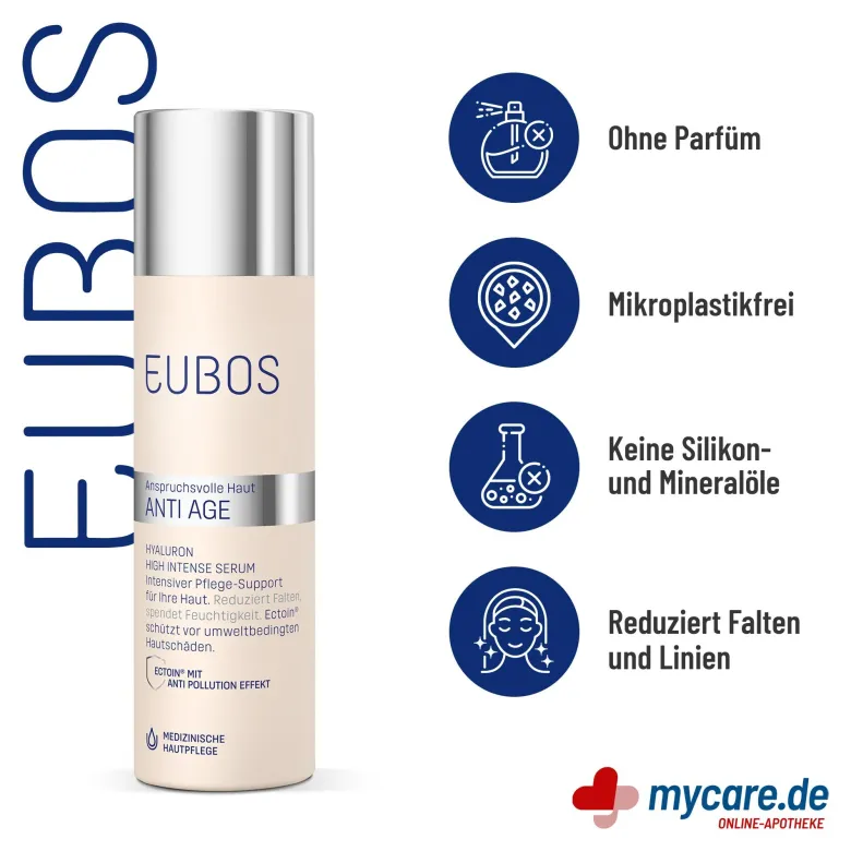 Eubos ANTI AGE Hyaluron High Intense Serum für das Gesicht, 30 ml