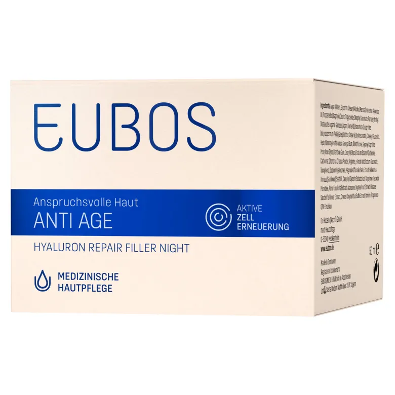 Eubos ANTI AGE Hyaluron Repair Filler Nachtpflege, 50 ml