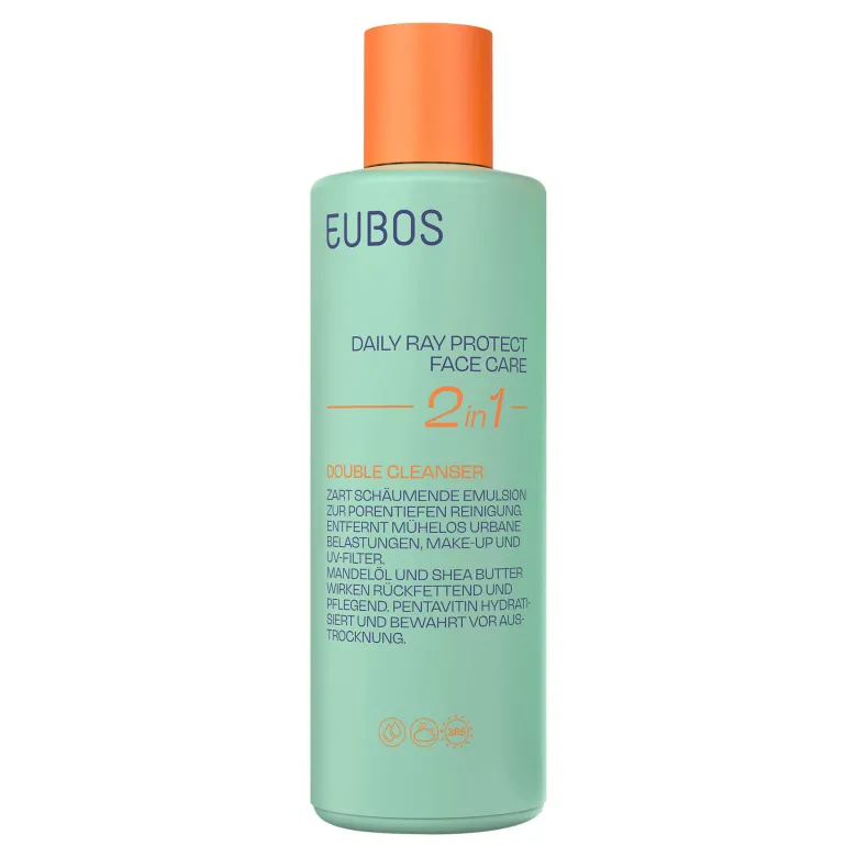 Eubos Daily Ray Protect Face Care double Cleanser, 200 ml