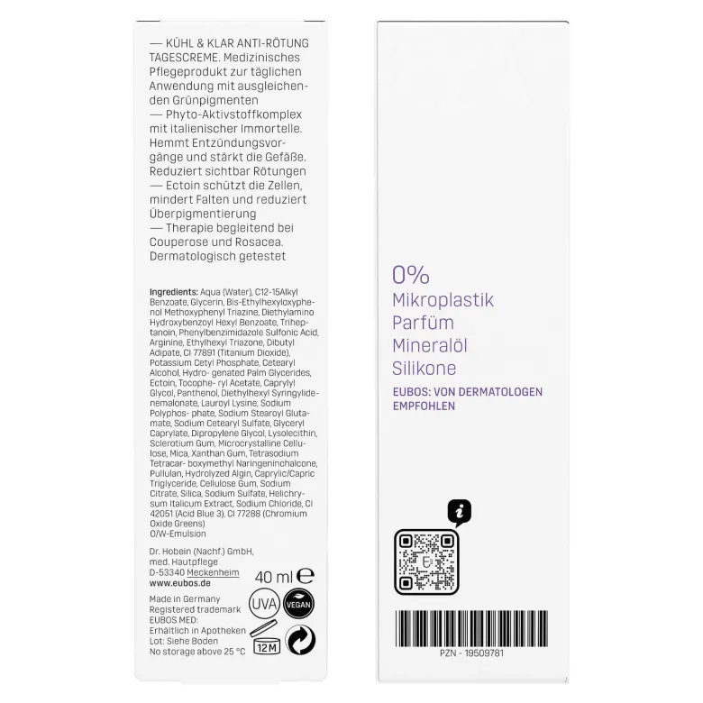 Eubos Kühl & Klar Anti-Rötung Tagescreme LSF 50+, 40 ml