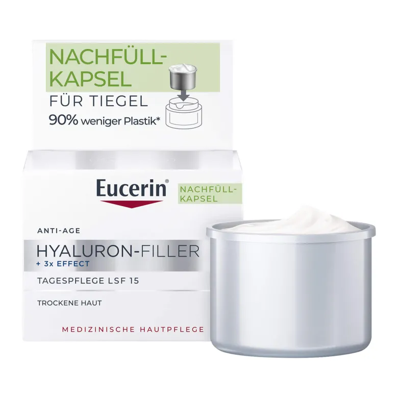 Eucerin Anti-Age Hyaluron-Filler Tagespflege Nachfüllkapsel, 50 ml