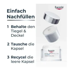 Eucerin Anti-Age Hyaluron-Filler Tagespflege Nachfüllkapsel, 50 ml