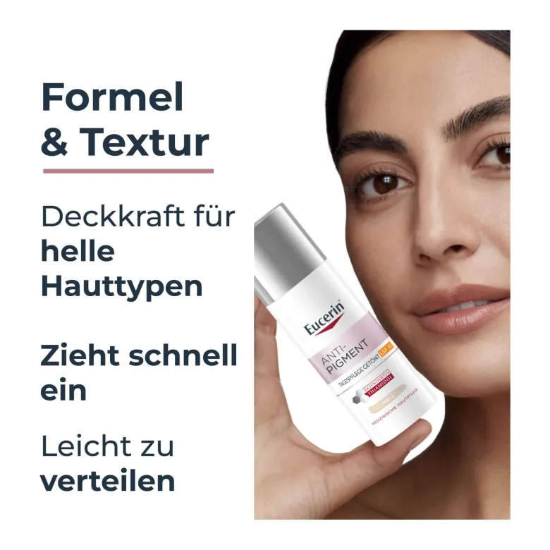 Eucerin Anti-Pigment Tagescreme getönt mit LSF 30, hell, 50 ml