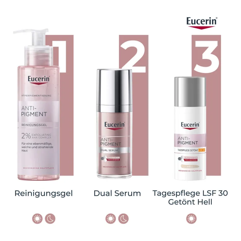 Eucerin Anti-Pigment Tagescreme getönt mit LSF 30, hell, 50 ml