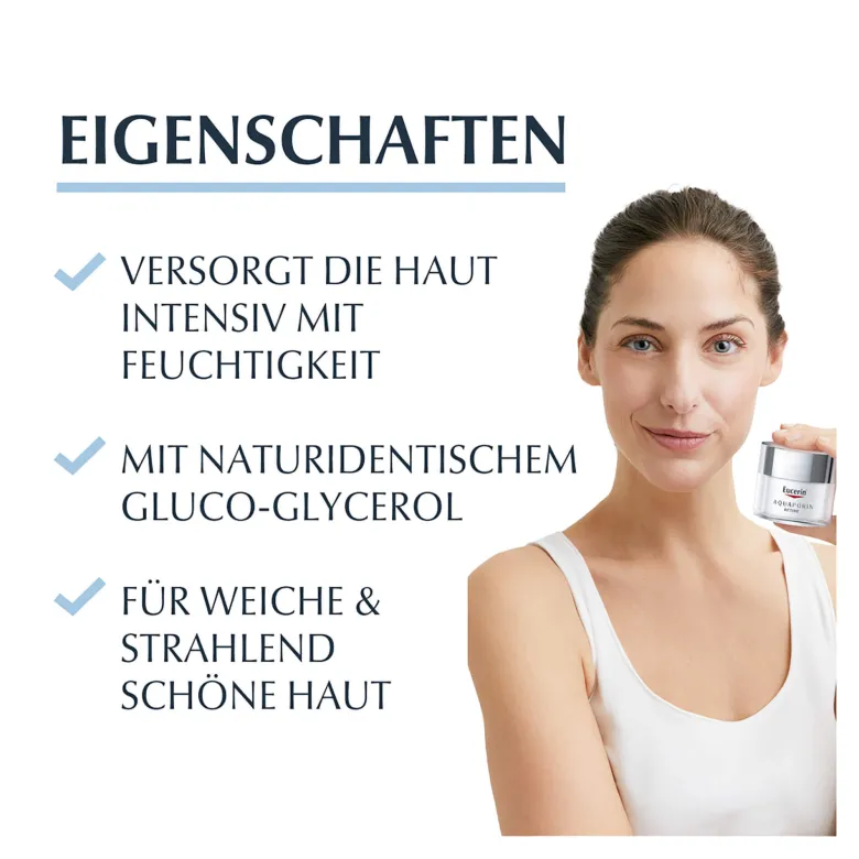 Eucerin AQUAPORIN ACTIVE Creme für trockene Haut, 50 ml