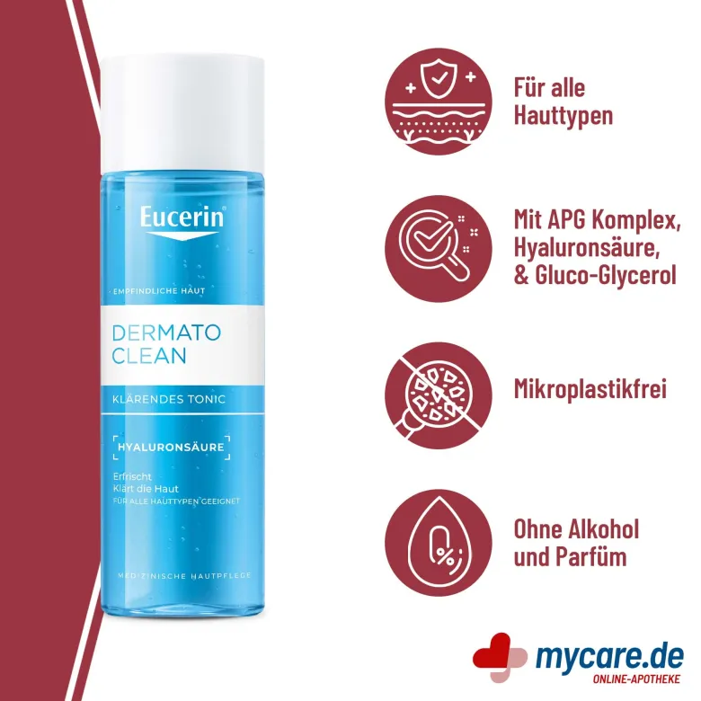 Eucerin DermatoCLEAN Hyaluron Klärendes Gesichtswasser, 200 ml