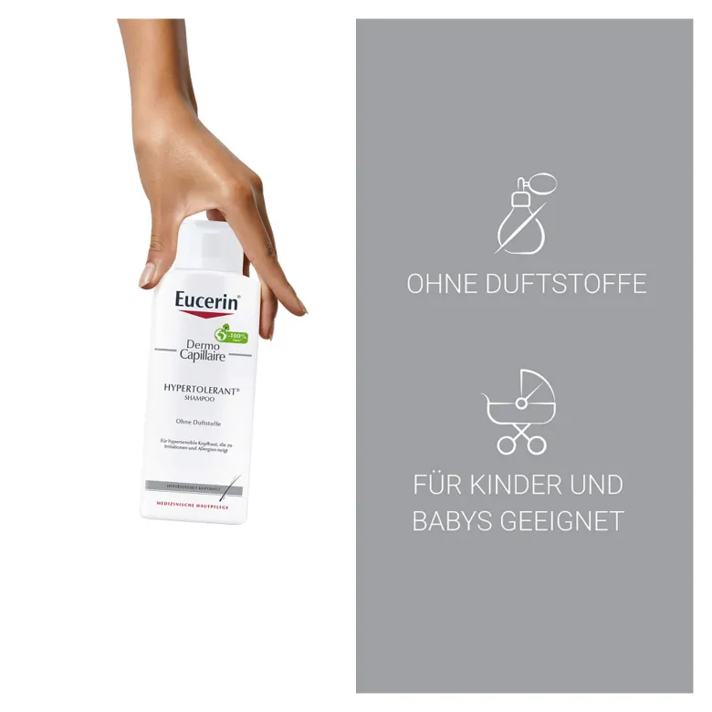 Eucerin DermoCapillaire Hypertolerant Shampoo, 250 ml