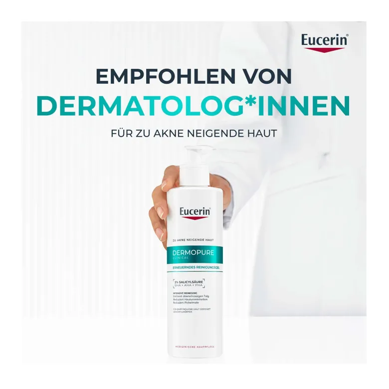 Eucerin DermoPure Clinical Erneuerndes Reinigungsgel, 400 ml
