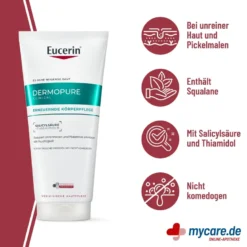 Eucerin DermoPure Clinical Erneuernde Körperlotion, 200 ml