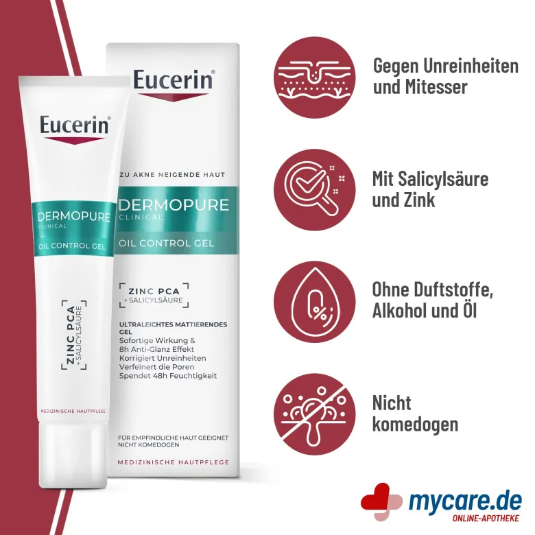 Eucerin DermoPure Clinical Oil Control Gel, 40 ml