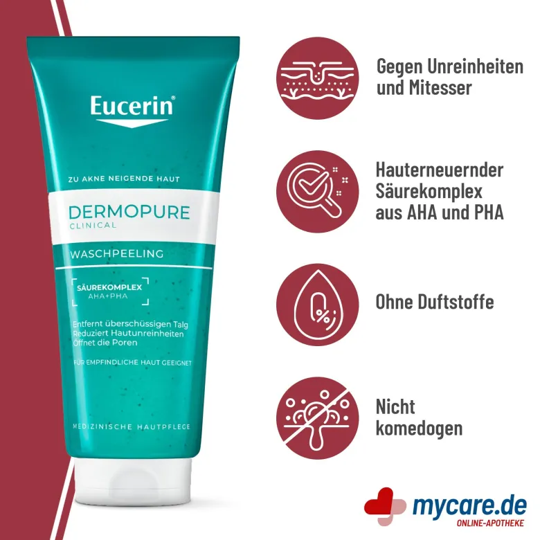 Eucerin DermoPure Clinical Waschpeeling, 100 ml