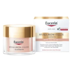 Eucerin Hyaluron-Filler + Elasticity Rose Tagescreme LSF30, 50 ml