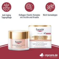 Eucerin Hyaluron-Filler + Elasticity Rose Tagescreme LSF30, 50 ml