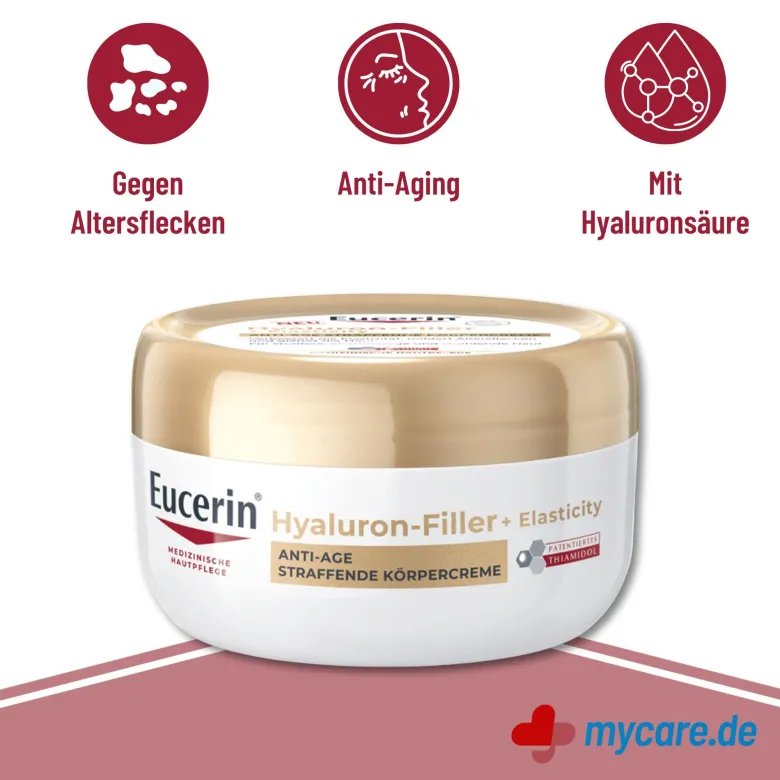 Eucerin Hyaluron Filler + Elasticity Straffende Körpercreme, 200 ml
