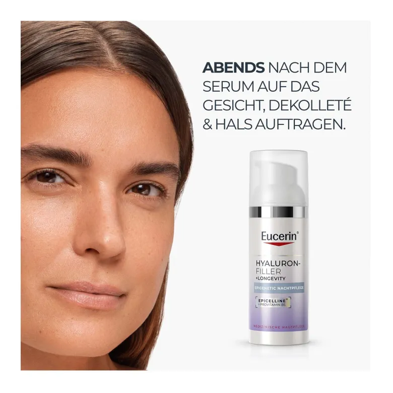 Eucerin Hyaluron-Filler+Longevity Epigenetic Nachtpflege, 50 ml