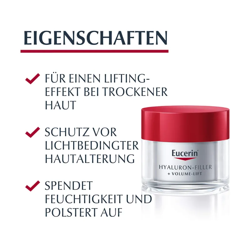 Eucerin Hyaluron-Filler+Volume-Lift Tagespflege trocke Haut, 50 ml