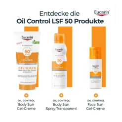 Eucerin Oil Control Body Sun Gel-Creme LSF 50+, 200 ml