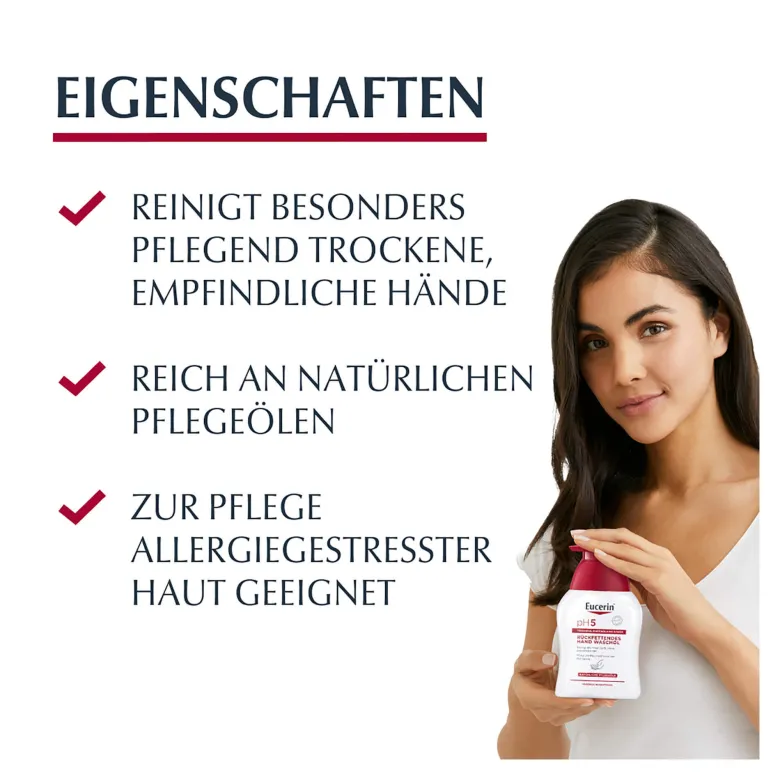Eucerin pH5 Handwaschöl empfindliche Haut, 250 ml