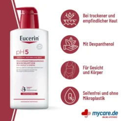 Eucerin pH5 Waschlotion mit Pumpe, 400 ml