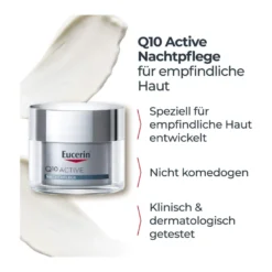 Eucerin Q10 Active Nachtpflege, 50 ml