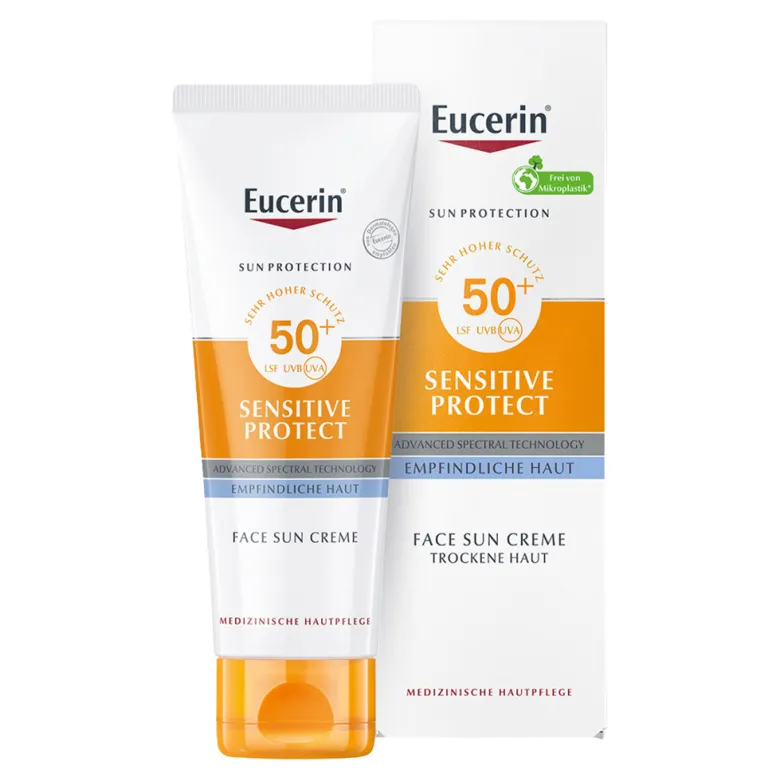 Eucerin Sensitive Protect Face Sun Creme LSF 50+, 50 ml
