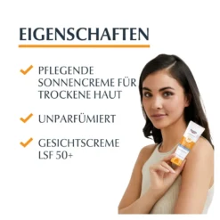 Eucerin Sensitive Protect Face Sun Creme LSF 50+, 50 ml