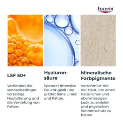 Eucerin Sun Hydro Protect Face Fluid LSF 50+ getönt hell, 50 ml