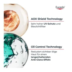 Eucerin Sun Oil Control Face Gel-Creme LSF 50+, 50 ml
