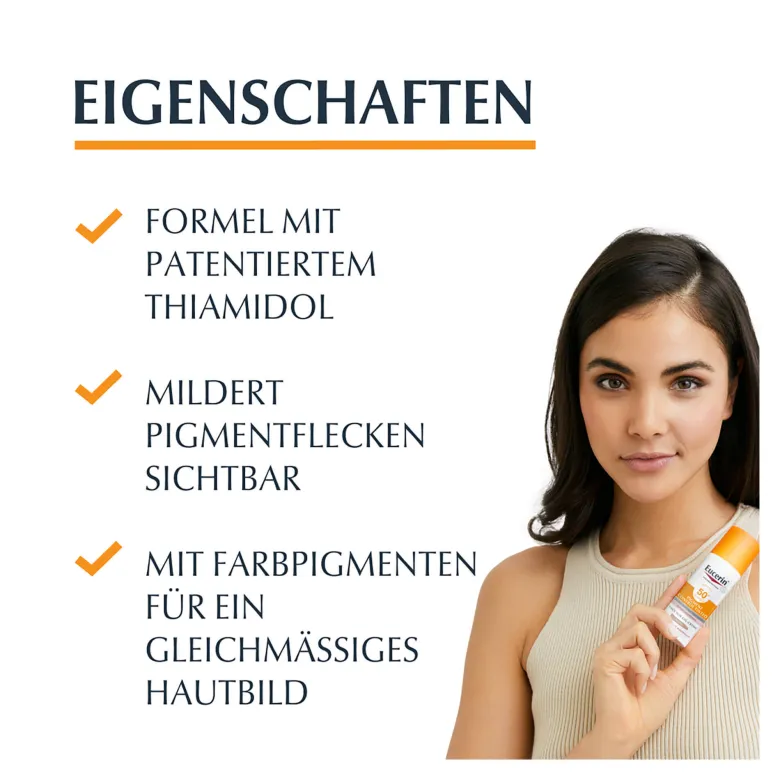 Eucerin Sun Pigment Control Getönte Face Gel-Creme LSF50+, 50 ml
